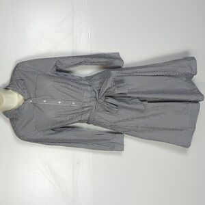 J. Crew Striped, Belted Shirt Dress